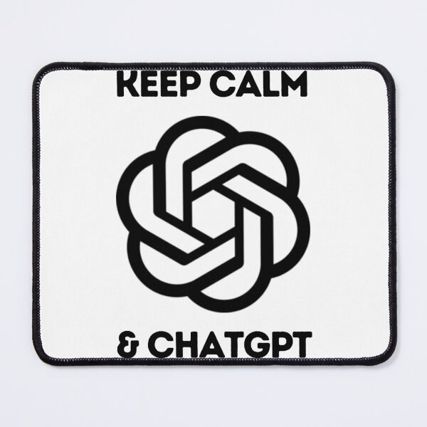 Item preview, keep calm & chatGPT designed and sold by DesignArtEmpire.