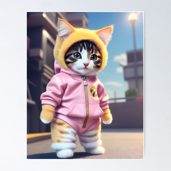 Item preview, Cosplay Cat - Modern Digital Art designed and sold by Ai-michiart.