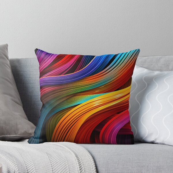 Aperçu de l'œuvre Conception abstraite de courbes colorées | Design vibrant et accrocheur créée et vendue par samuelpinzon.