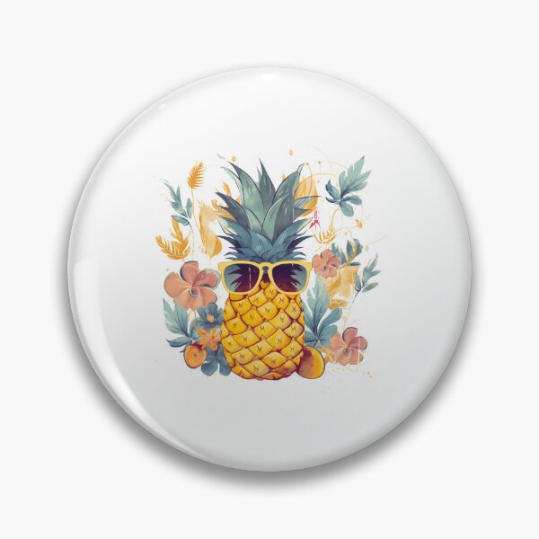 Item preview, Pineapple Sunglasses Beach Hawaiian Holidays Tropical Summer designed and sold by farhanhafeez.