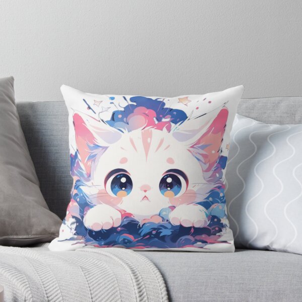 Aperçu de l'œuvre chat de dessin animé mignon-5 créée et vendue par Algaefield.