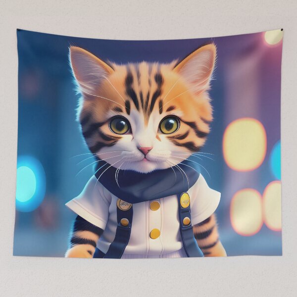 Item preview, Cosplay Cat - Modern Digital Art designed and sold by Ai-michiart.