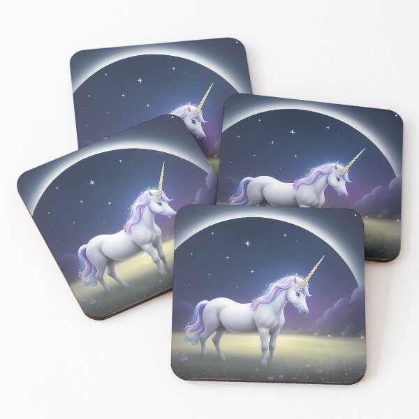 Item preview, Moonlit Unicorn Grazing designed and sold by ditchpaurid.