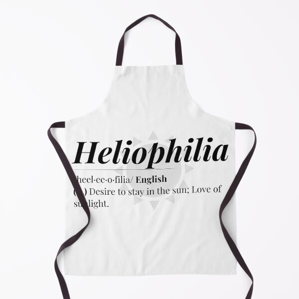 Artikelvorschau, Heliophilie-Wortdefinition entworfen und verkauft von Feather n' Ink.