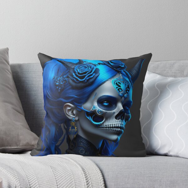 Item preview, Cultural Magic - Woman in Dia de los Muertos style designed and sold by LateNightStudio.