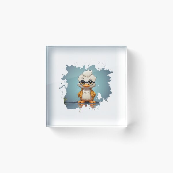Item preview, Cute Duck wearing a jacket designed and sold by Jamillionaire Shop.