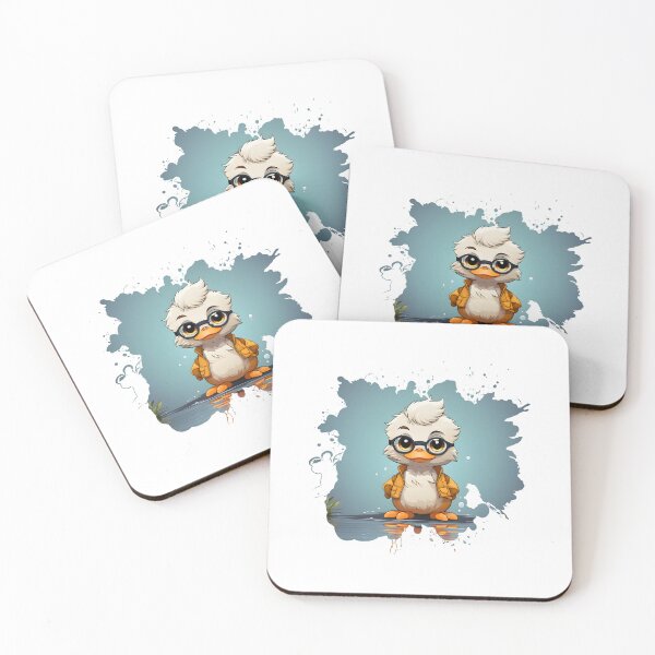 Item preview, Cute Duck wearing a jacket designed and sold by Jamillionaire Shop.