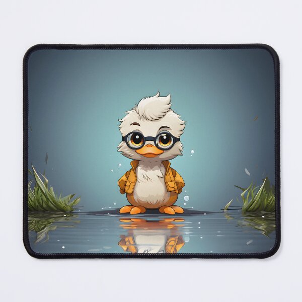 Item preview, Cute Duck wearing a jacket designed and sold by Jamillionaire Shop.