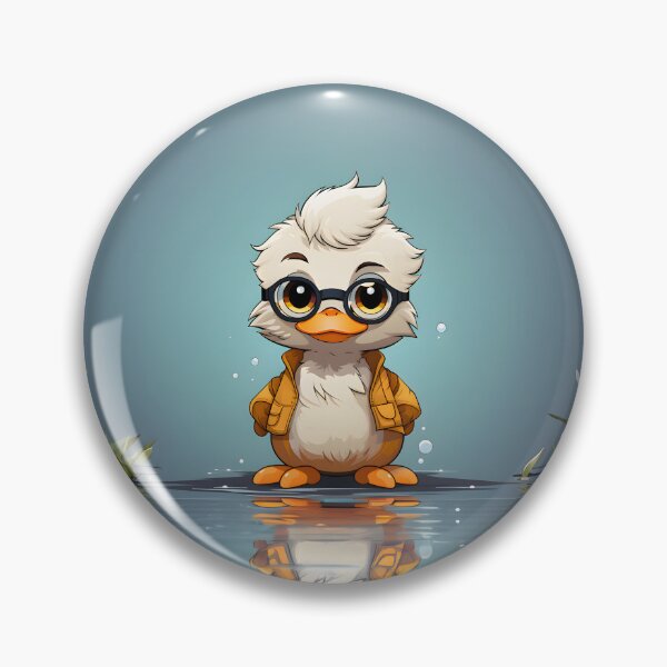 Item preview, Cute Duck wearing a jacket designed and sold by Jamillionaire Shop.