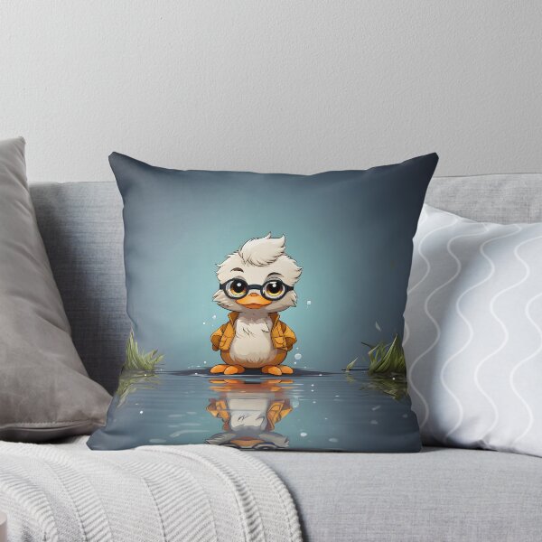 Item preview, Cute Duck wearing a jacket designed and sold by Jamillionaire Shop.