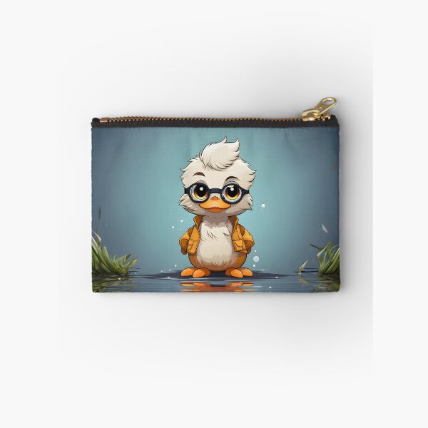 Item preview, Cute Duck wearing a jacket designed and sold by Jamillionaire Shop.