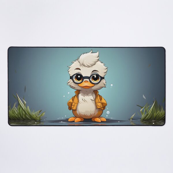 Item preview, Cute Duck wearing a jacket designed and sold by Jamillionaire Shop.