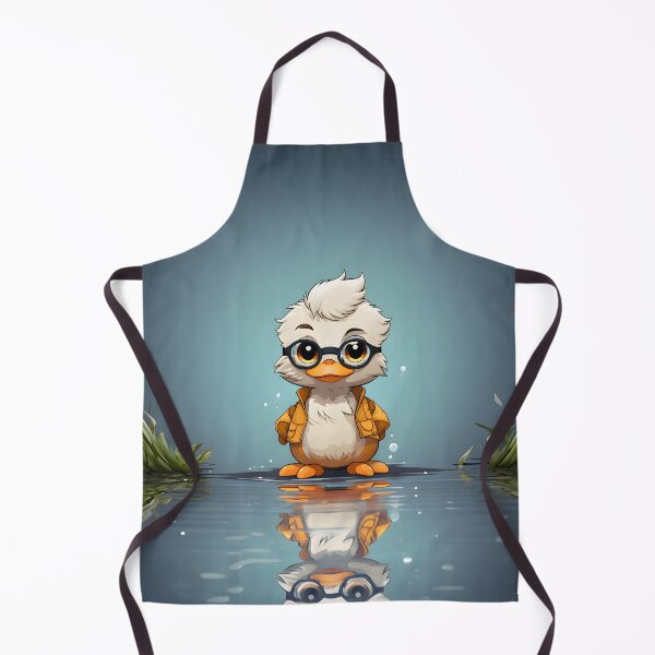Item preview, Cute Duck wearing a jacket designed and sold by Jamillionaire Shop.