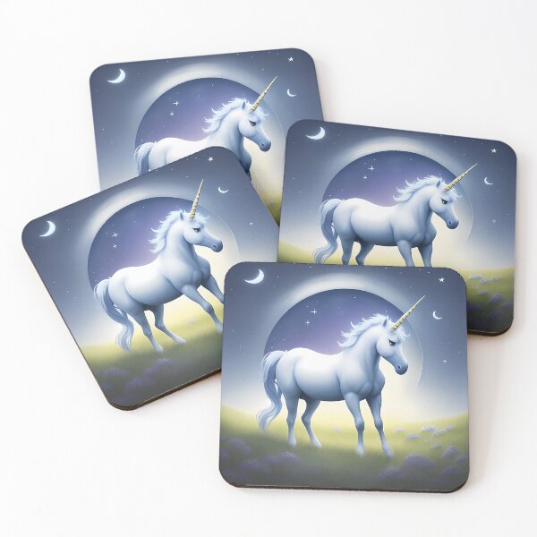 Item preview, Moonlit Unicorn Grazing designed and sold by ditchpaurid.