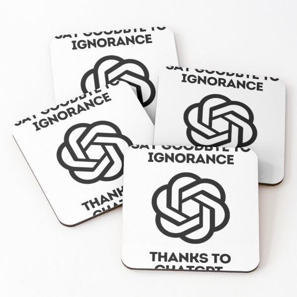 Item preview, Say goodbye to ignorance, thanks to ChatGPT. designed and sold by DesignArtEmpire.