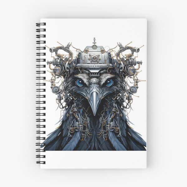 Item preview, Mechanized Avian Crow Birds Of Steel Sky Hunters designed and sold by InkwaveDesigns.
