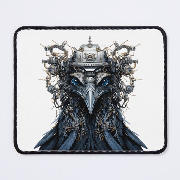 Item preview, Mechanized Avian Crow Birds Of Steel Sky Hunters designed and sold by InkwaveDesigns.