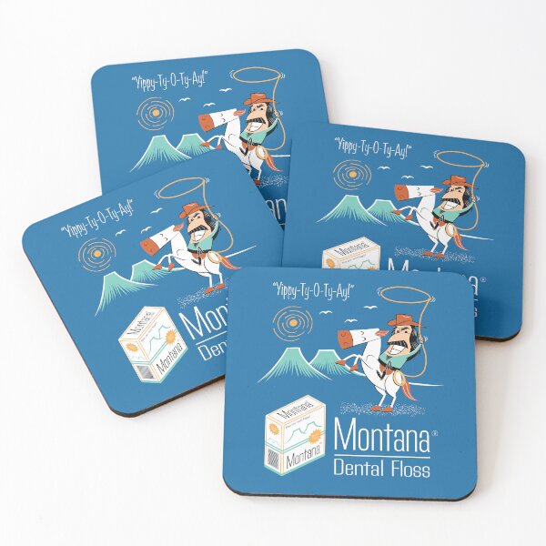 Item preview, Montana Dental Floss designed and sold by MustardSoda.