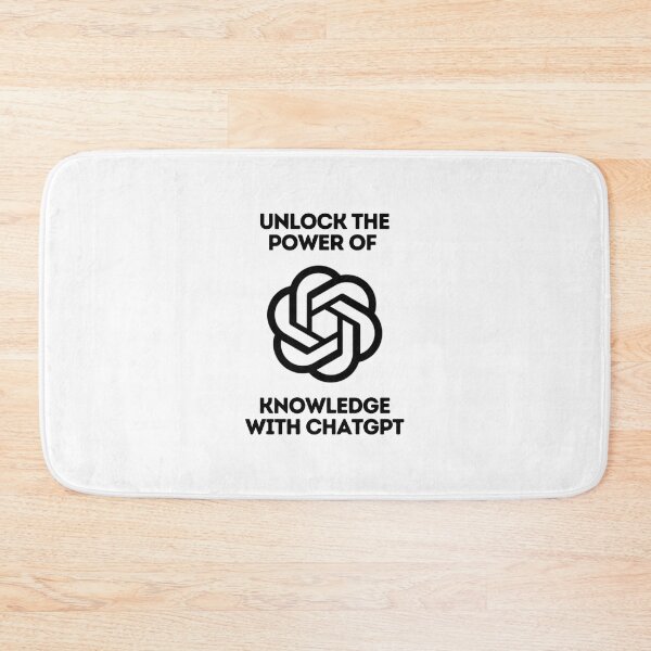 Item preview, Unlock the power of knowledge with ChatGPT. designed and sold by DesignArtEmpire.