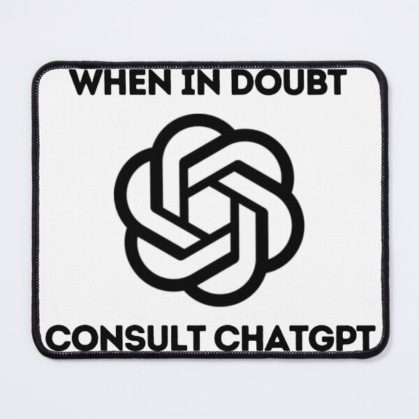 Item preview, When in need of answers, ChatGPT is the ultimate problem-solver. designed and sold by DesignArtEmpire.