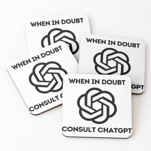 Item preview, When in need of answers, ChatGPT is the ultimate problem-solver. designed and sold by DesignArtEmpire.
