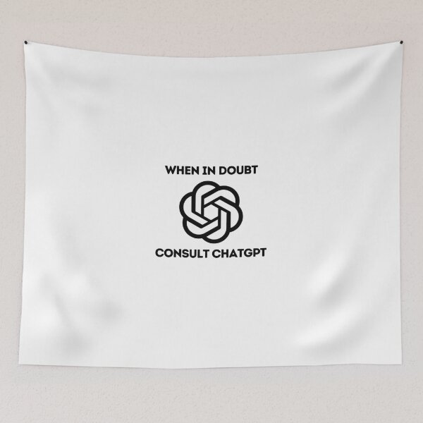 Item preview, When in need of answers, ChatGPT is the ultimate problem-solver. designed and sold by DesignArtEmpire.