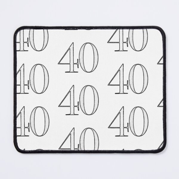Item preview, Dotart/Dotwork illustration of Number 40 designed and sold by MagnetitaBySil.