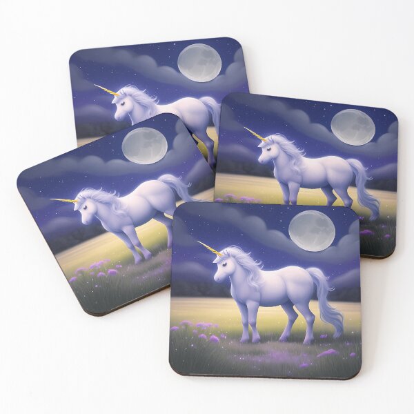 Item preview, Moonlit Unicorn Grazing designed and sold by ditchpaurid.
