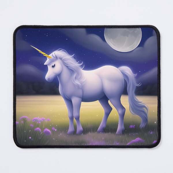 Item preview, Moonlit Unicorn Grazing designed and sold by ditchpaurid.