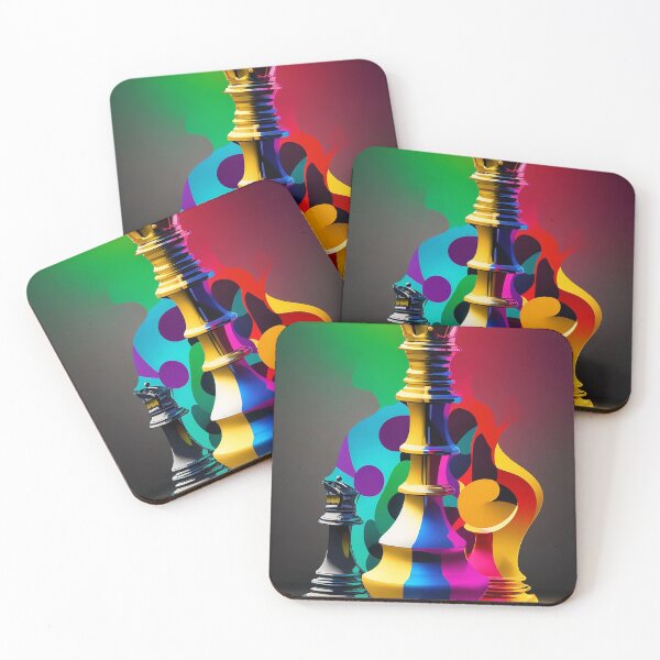 Item preview, Sharp, Colorful Chess-Themed Design for a Striking Visual Experience designed and sold by CyberCollective.