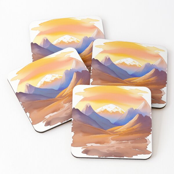 Item preview, Mountain Sunrise -Mountaineers' Ascent designed and sold by hatiepaublak.