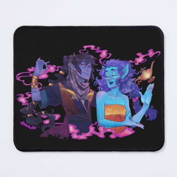 Item preview, Custom couple portrait - The Golem and the Djinn designed and sold by KodarisArt.