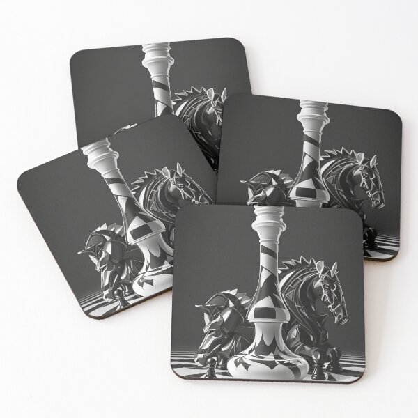 Item preview, Black and White Chess Themed Design: Elegant and Striking designed and sold by CyberCollective.