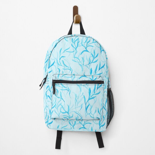 Item preview, Willow leaves - Blue designed and sold by Motifany.