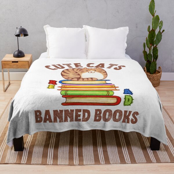 Item preview, I Read Banned Books Week 2023 Funny Cat designed and sold by mariejosee22.