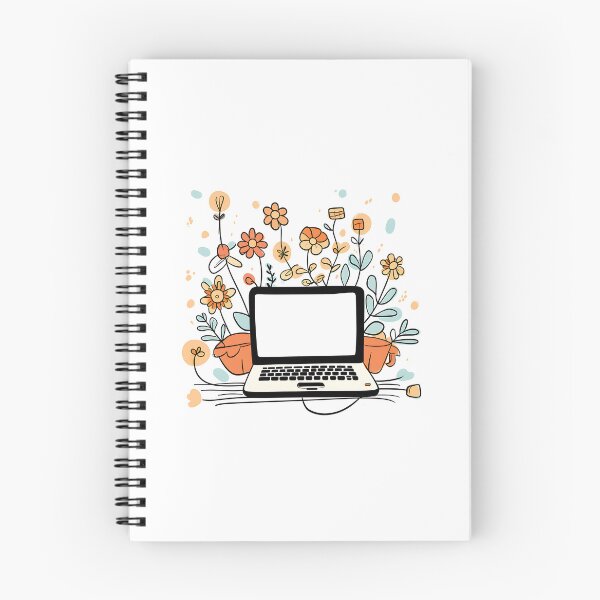 Item preview, Doodle Computer Illustration | A Quirky and Fun Way to Add a Touch of Personality to Your Tech designed and sold by samuelpinzon.