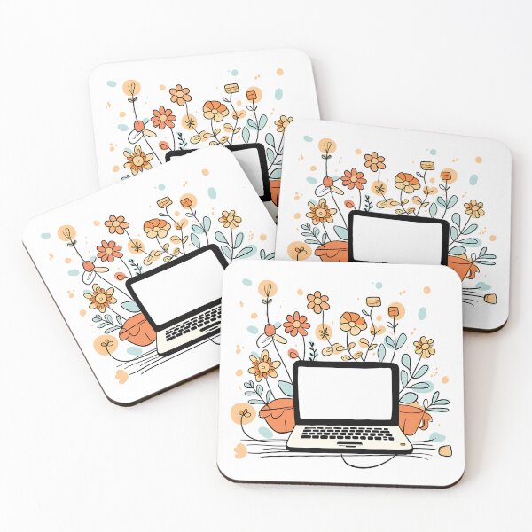 Item preview, Doodle Computer Illustration | A Quirky and Fun Way to Add a Touch of Personality to Your Tech designed and sold by samuelpinzon.