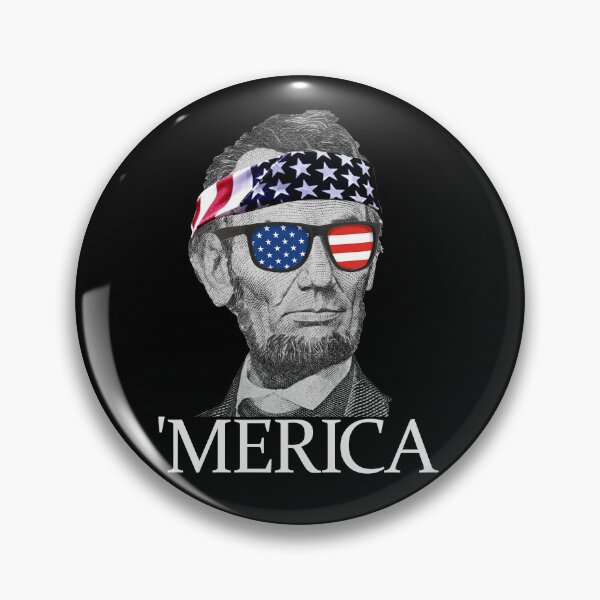Item preview, Merica Abe Lincoln Patriotic 4th Of July Abraham Lincoln Gear designed and sold by DynamicDesign.