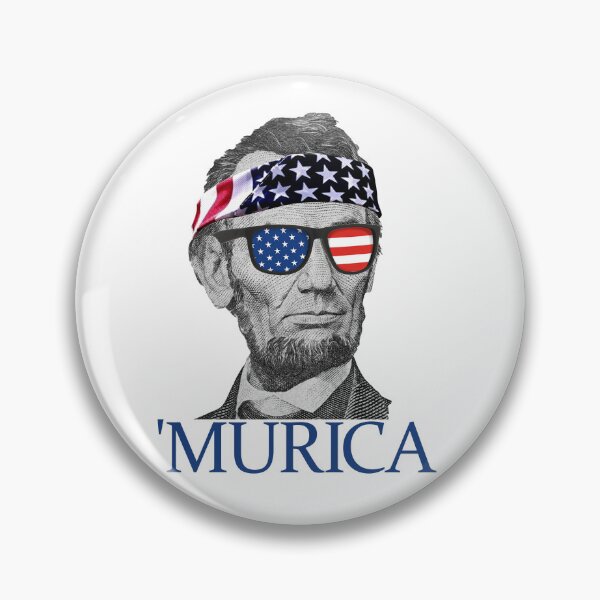 Item preview, Murica Abe Lincoln Patriotic 4th Of July Abraham Lincoln Gear designed and sold by DynamicDesign.