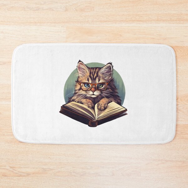Item preview, Cat Reading a Book designed and sold by Pop-Galore.