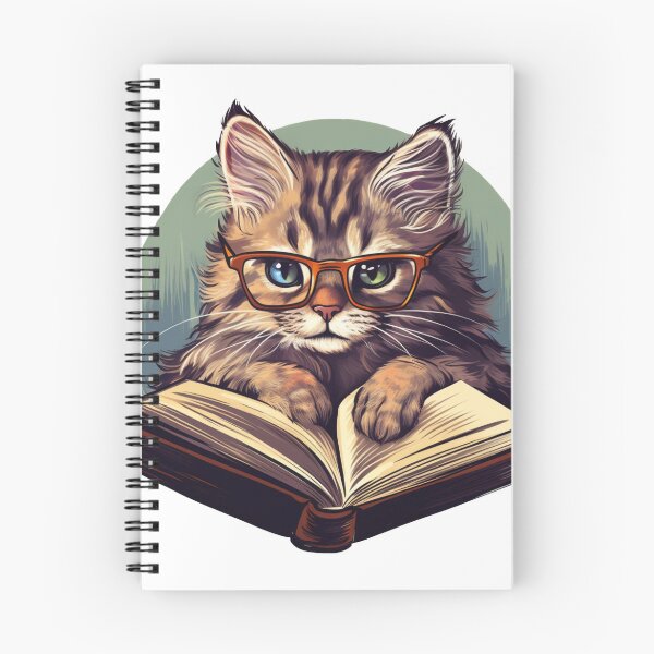 Item preview, Cat Reading a Book designed and sold by Pop-Galore.