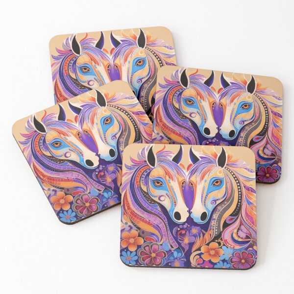 Item preview, Fanciful Horses designed and sold by Myra365Art.