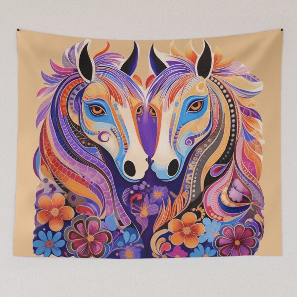 Item preview, Fanciful Horses designed and sold by Myra365Art.
