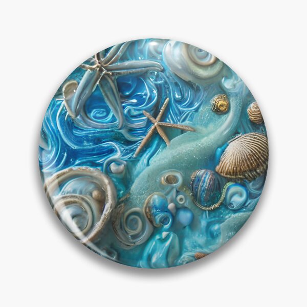 Item preview, Ocean Treasures: Pearls, Seashells, and Starfish designed and sold by Rebekkahsdesign.