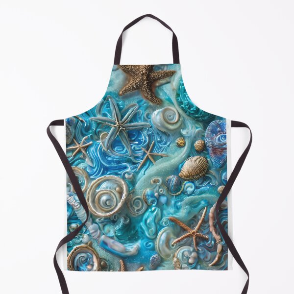 Item preview, Ocean Treasures: Pearls, Seashells, and Starfish designed and sold by Rebekkahsdesign.