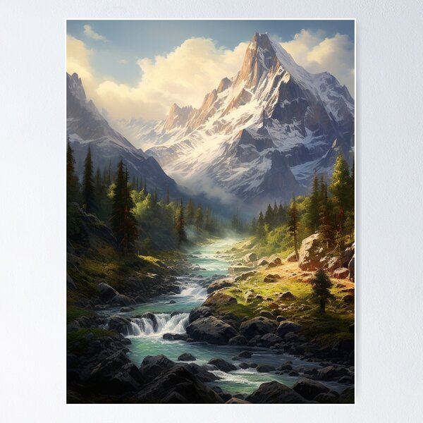 Item preview, Beautiful Snow Capped Peaks designed and sold by AC-625.
