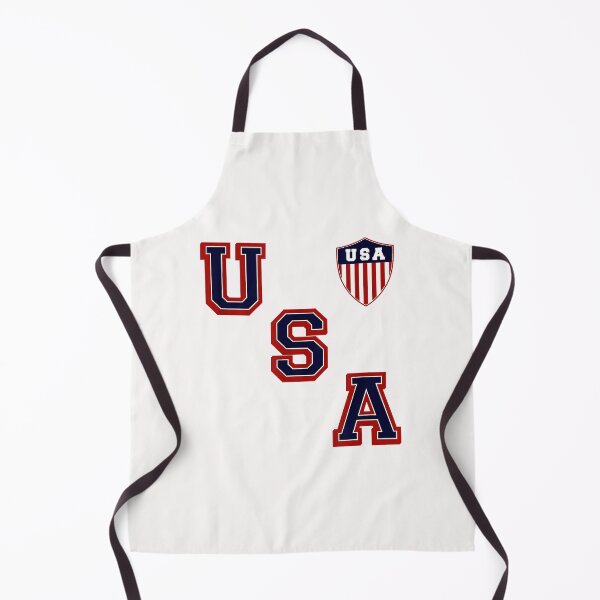 Item preview, USA Vintage Hockey  80S Hrowback Hockey Jersey - designed and sold by CarolPooley.