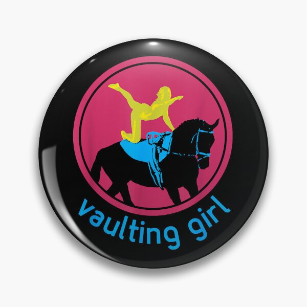 Item preview, Vaulting Girl Equestrian Horse Vaulting  designed and sold by CarolPooley.