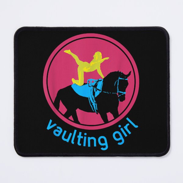 Item preview, Vaulting Girl Equestrian Horse Vaulting  designed and sold by CarolPooley.