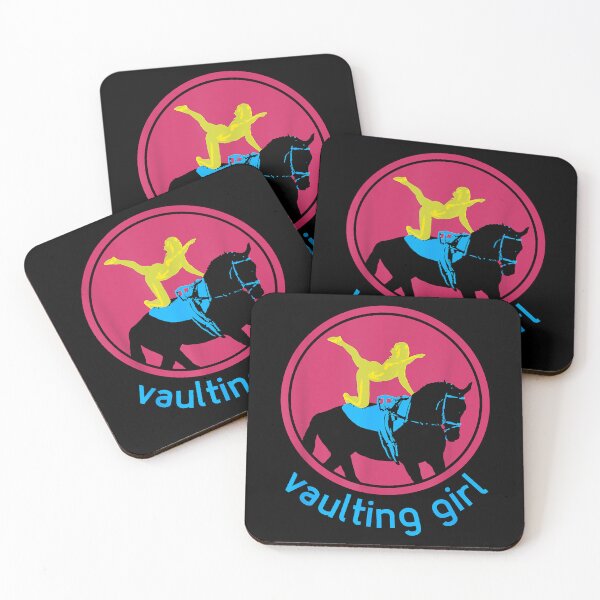 Item preview, Vaulting Girl Equestrian Horse Vaulting  designed and sold by CarolPooley.